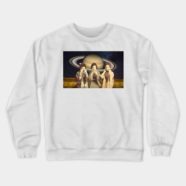 three wise women... Crewneck Sweatshirt by montagealabira